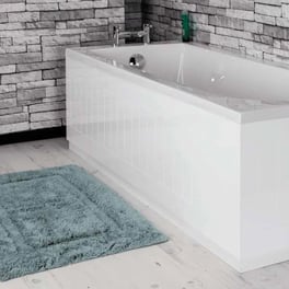 Ceramica Tongue & Groove Bath Side Panel White 1700mm
