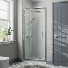 Diamond Hinged Shower Door 760mm - 8mm Price Comparisons | Compare The Build