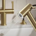 Brushed Brass Pull Out Rinse Collection
