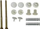 Essentials WC Pan To Floor Vertical Fixing Kit