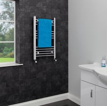 Dual Fuel Heated Towel Radiator 1200 x 450mm Flat Manual Price Comparisons | Compare The Build