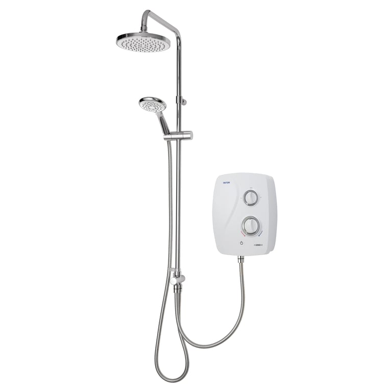 Triton AS2000SR DuElec® Silent Running Dual Power Shower White