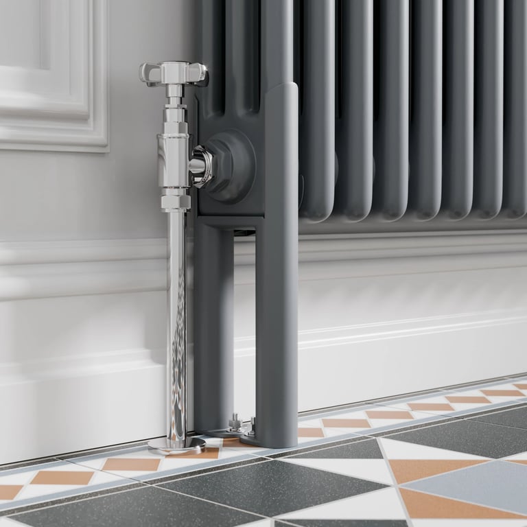 Park Lane Anthracite Legs for Traditional Radiator - Triple Bar