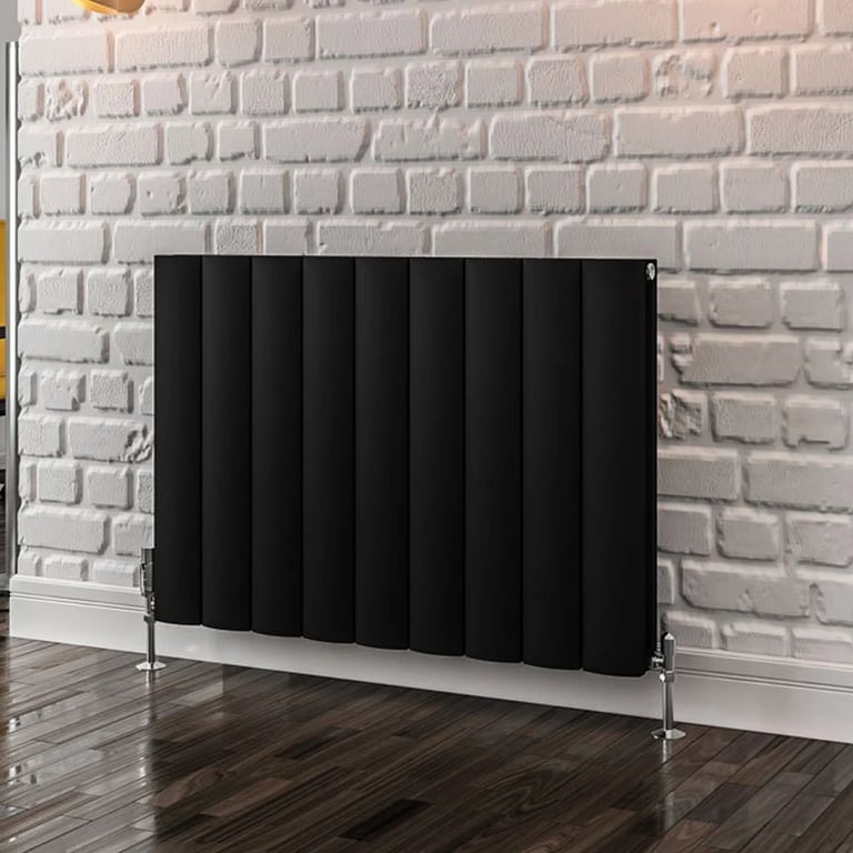 Solaro Guardia 600 x 850mm Horizontal Designer Aluminium Radiator Matt ...