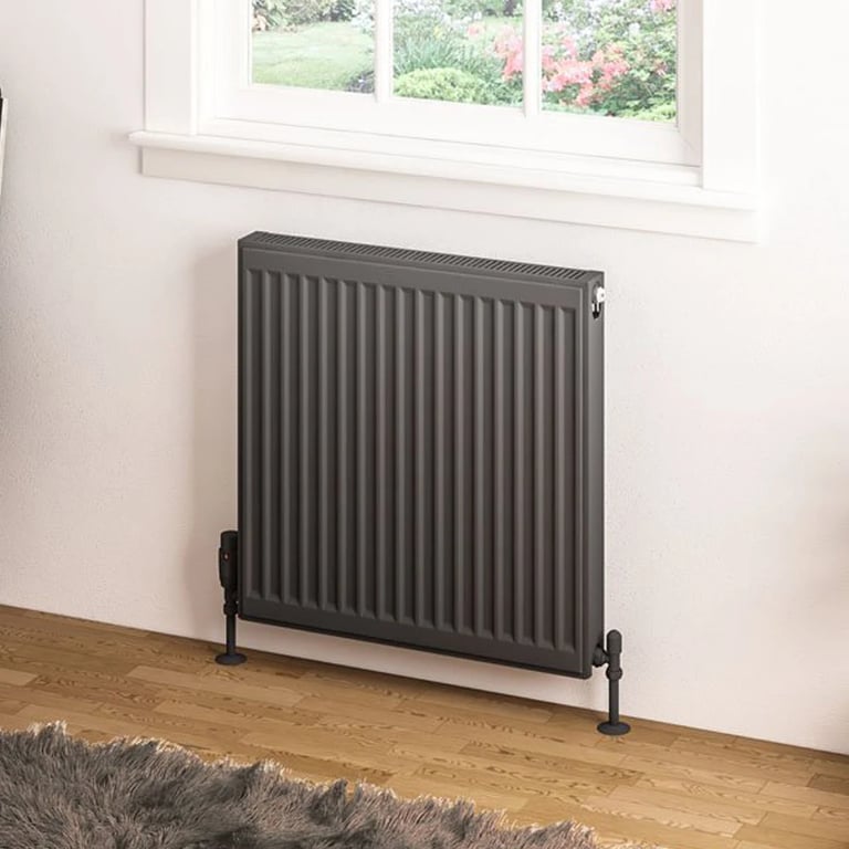 Solaro K1 Type 11 600 x 600mm Single Panel Radiator, Single Convector ...