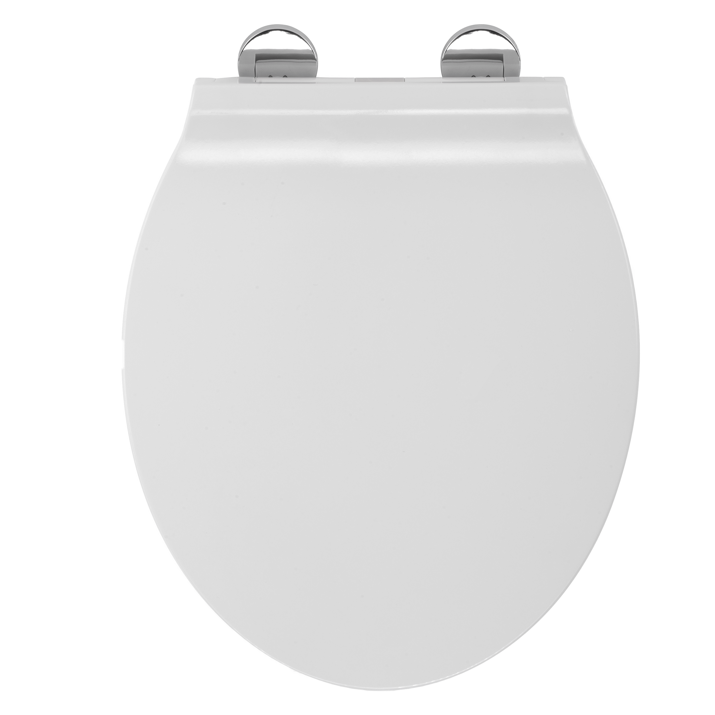 Croydex Michigan Round Soft Close Toilet Seat - White