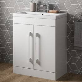 White Bathroom Vanity Units
