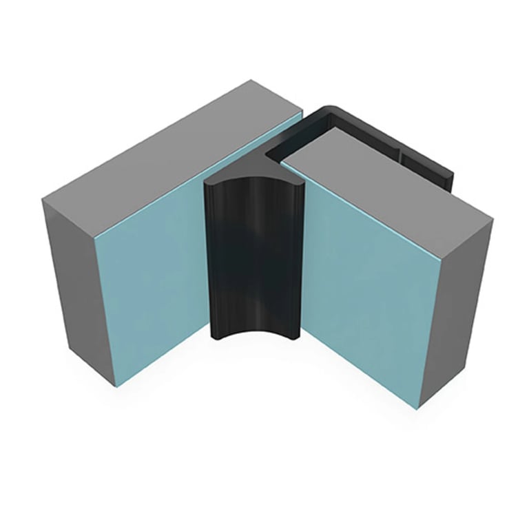 Multipanel Wall Panel Last Panel Profile Type Y Black