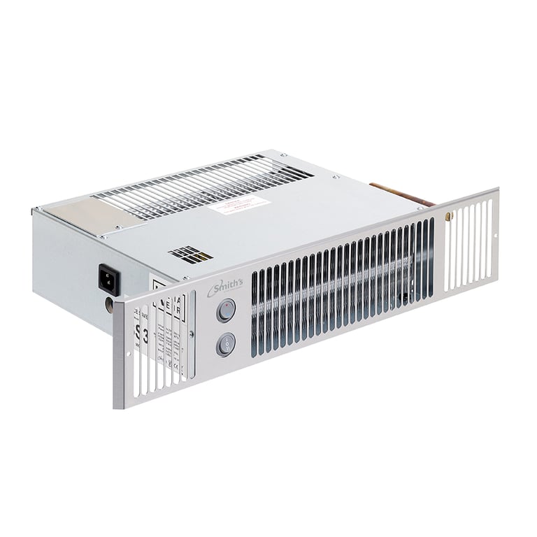Smith's Space Saver SS7/5 Hydronic Plinth Heater with Brushed Steel Grille