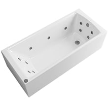 Sanctura Whirlpool Bath 1700 x 700mm with 14 Jets - Single Ended Square Price Comparisons | Compare The Build