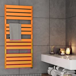 terma-warp-t-one-electric-towel-rail-matt-orange-1110-x-500mm