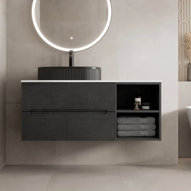 vitusso-fluted-black-white-wall-hung-bathroom-vanity-unit-with-oval-fluted-basin-black-1200mm