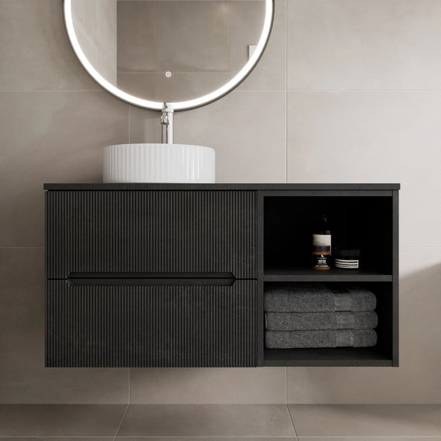 vitusso-fluted-black-wall-hung-bathroom-vanity-unit-with-round-fluted-basin-white-1000mm