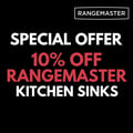 10% off Rangemaster Kitchen Sinks