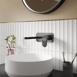 Pewter Bathroom Taps