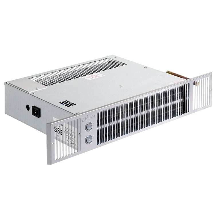 Smith's Space Saver SS9/5 Hydronic Plinth Heater with Brushed Steel Grille