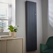 K-Rad Capri 1600 x 362mm 1000W Vertical Electric Radiator, Anthracite - CAP1600362A Price Comparisons | Compare The Build