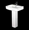 Royan Bathroom Suite with L Shape Bath, Taps, Shower & Screen - Left Hand 1700mm