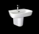 Toulon Cloakroom Suite with Semi Pedestal