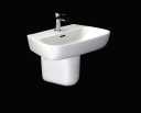 Bordeaux Cloakrom Suite with Semi Pedestal