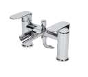 Architeckt Edsberg Basin Mixer Waterfall Tap and Bath Shower Mixer Waterfall Tap Set