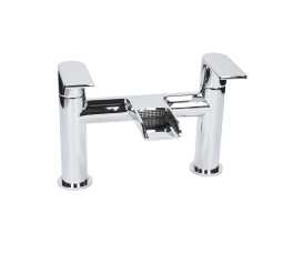 Architeckt Motala Basin Mixer Waterfall Tap and Bath Mixer Waterfall Tap Set