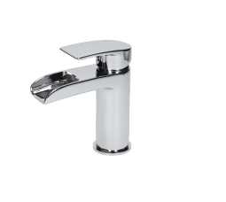 Architeckt Motala Basin Mixer Waterfall Tap and Bath Shower Mixer Waterfall Tap Set