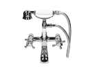 Park Lane Oxford Mono Basin Mixer Tap and Bath Shower Mixer Tap Set