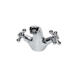 Park Lane Oxford Mono Basin Mixer Tap and Bath Shower Mixer Tap Set