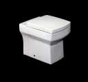 Aurora Grey Gloss Concealed Cistern Unit & Royan Toilet - 500mm Width (215mm Depth)