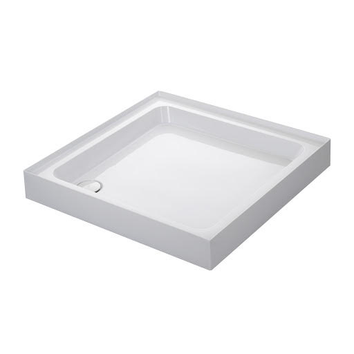 Mira Flight Square Shower Tray 760 x 760mm 4 Upstands with Wast