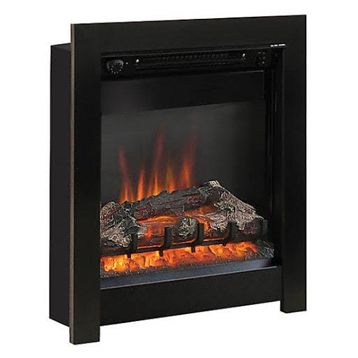 Be Modern Athena Black Log Bed Electric Fire 16