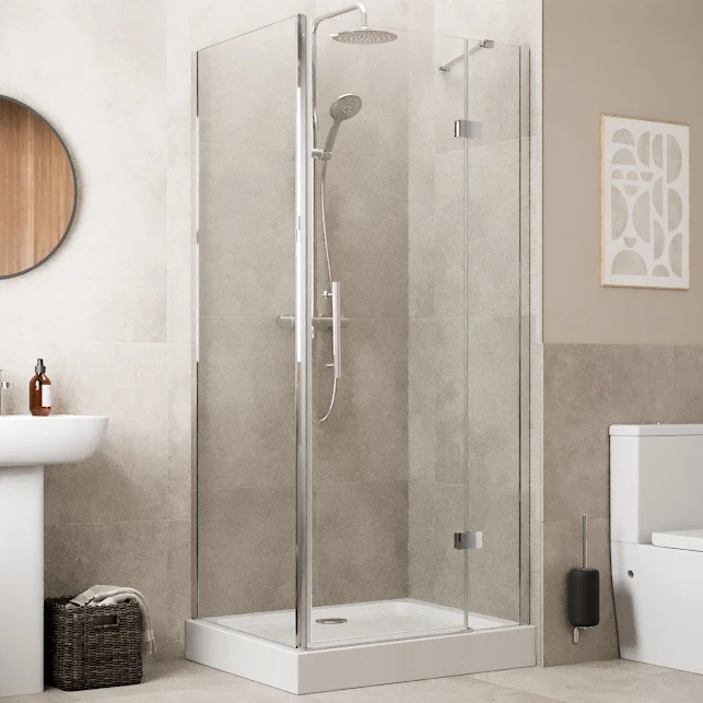 diamond-frameless-hinged-shower-enclosure-900-x-800mm-with-raised-tray-and-waste-8mm diamond-frameless-hinged-shower-enclosure-900-x-800mm-with-raised-tray-and-waste-8mm