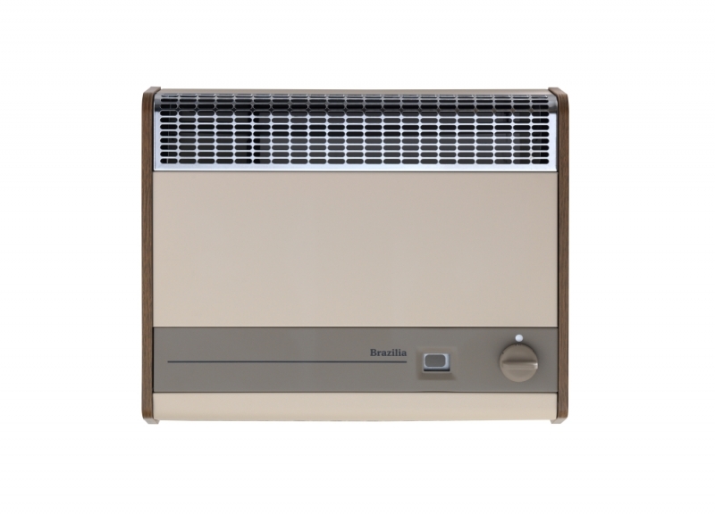 Baxi Brazilia F8S Gas Gas Fired Wall Hung Heater Flue Included Beige