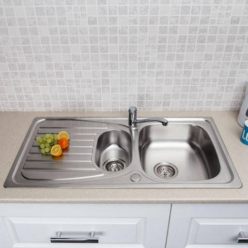 Essentials Inset Stainless Steel Kitchen Sink - 1.5 Bowl