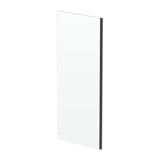 Diamond Frameless Side Panel 800mm - 8mm Black