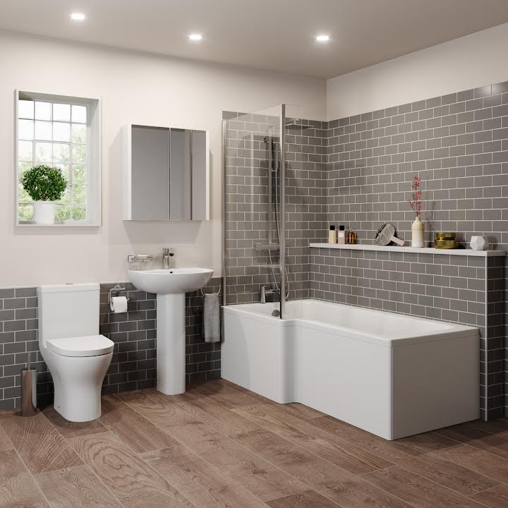 Bathroom Suites with Bath - Plumbworld
