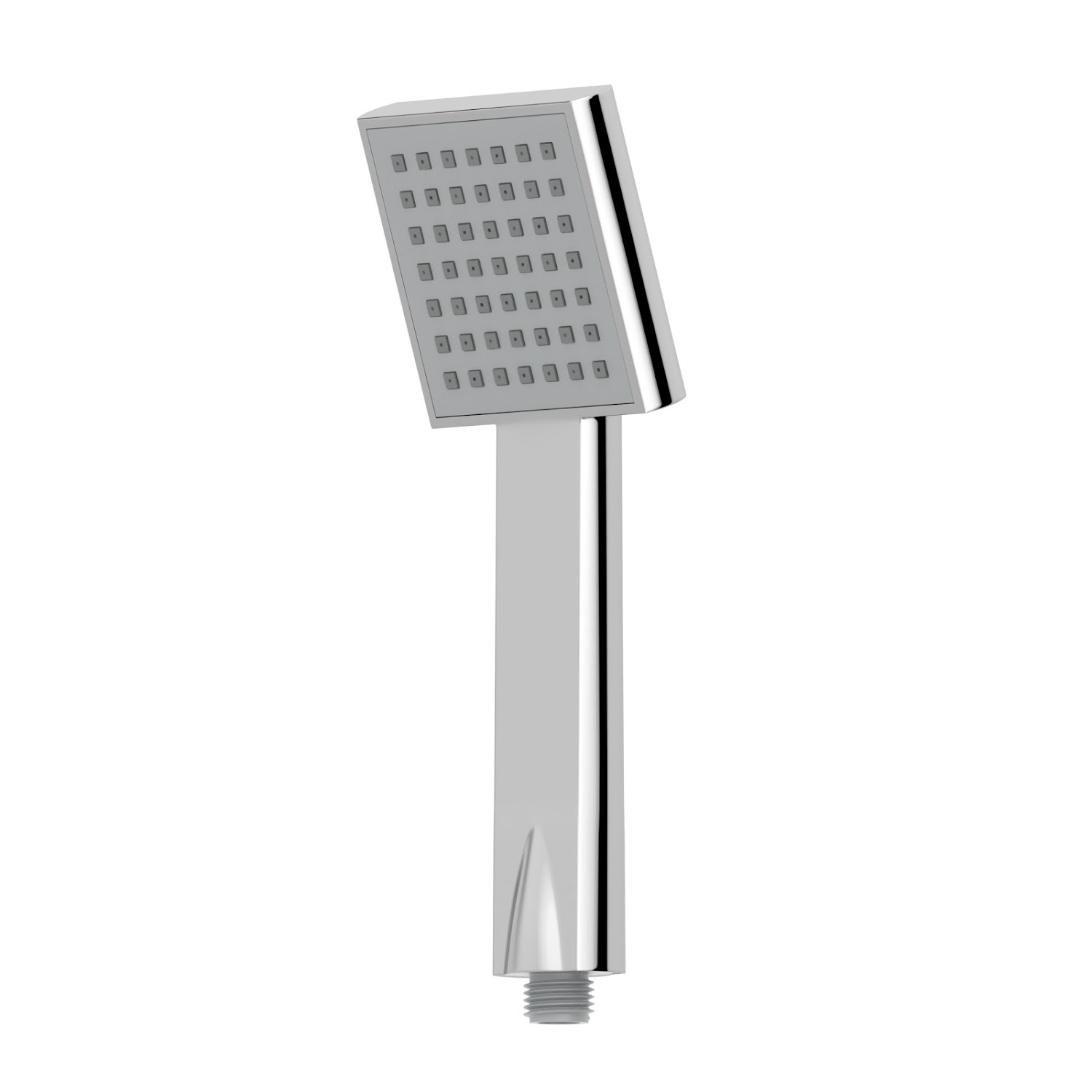 Modern Square Shower Head High Flow Single Spray Pattern Polished