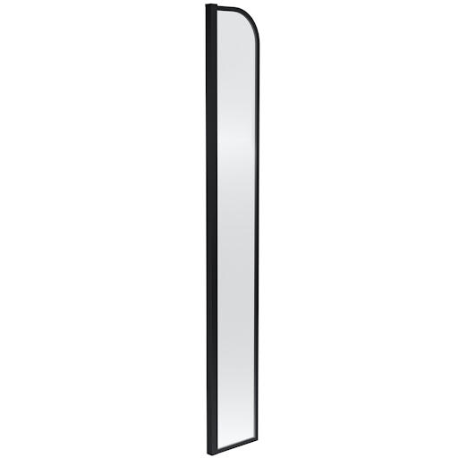 Hudson Reed Arched Return Panel 230mm - 8mm Black