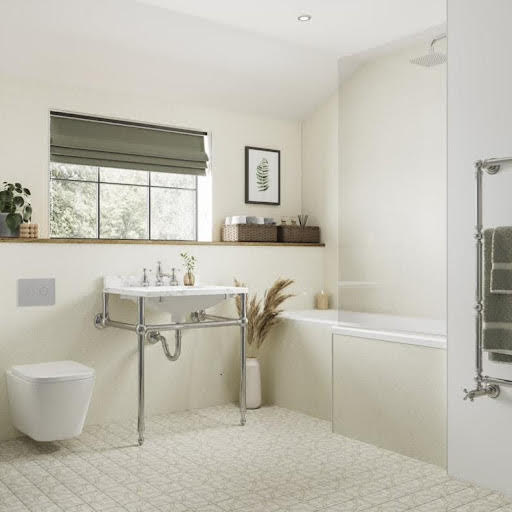 Multipanel Contemporary Senora Stone Bathroom Wall Panel Hydrolock 2400 x 900mm