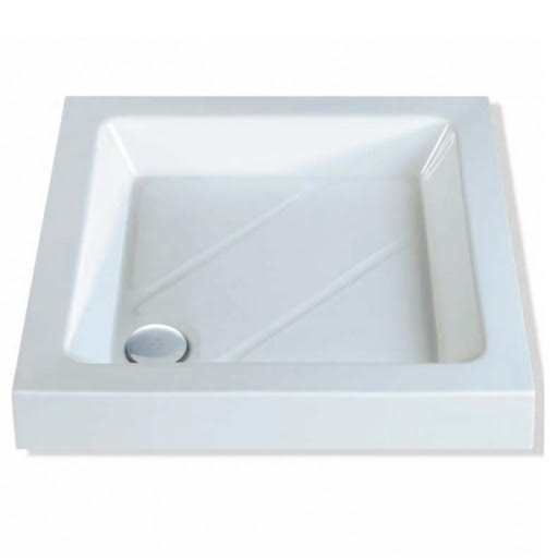 MX Deep Square Shower Tray 700 x 700mm with Waste