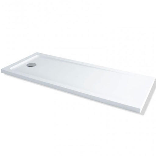 MX Low Profile 1700 x 700mm Stone Resin Shower Tray with Waste MXEL1770