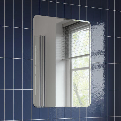 Essentials Claro Rectangular Frameless Bathroom Mirror 500 x 700mm