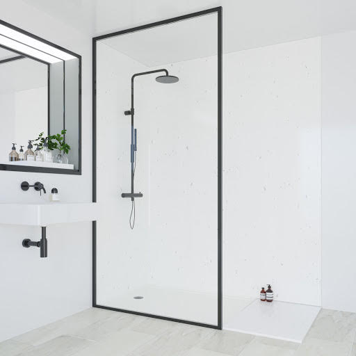 Multipanel Classic White Snow Wall Panel Hydrolock 2400 x 598mm
