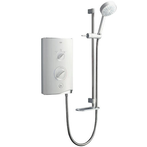 Mira Sport Electric Shower 7.5kW White u0026 Chrome 1.1746.001