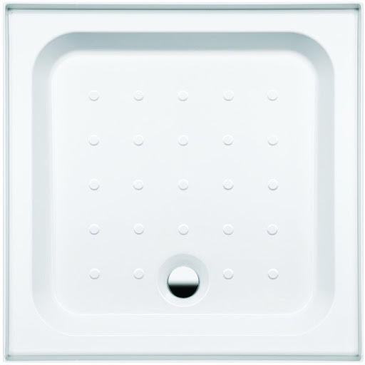Modern Rectangle Shower Tray 1200 x 760mm Easy Plumb Slimline Lightweight White