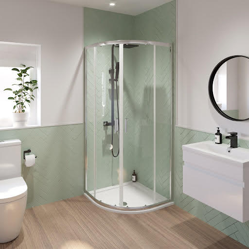 Luxura Quadrant Shower Enclosure 800mm - 6mm