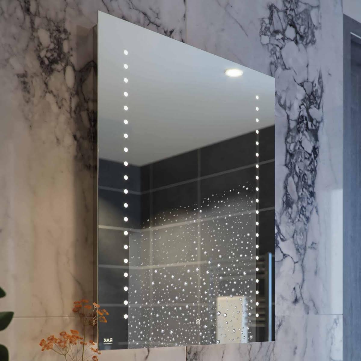 RAK Hestia LED Bathroom Mirror with Demister Pad & Shaver Socket