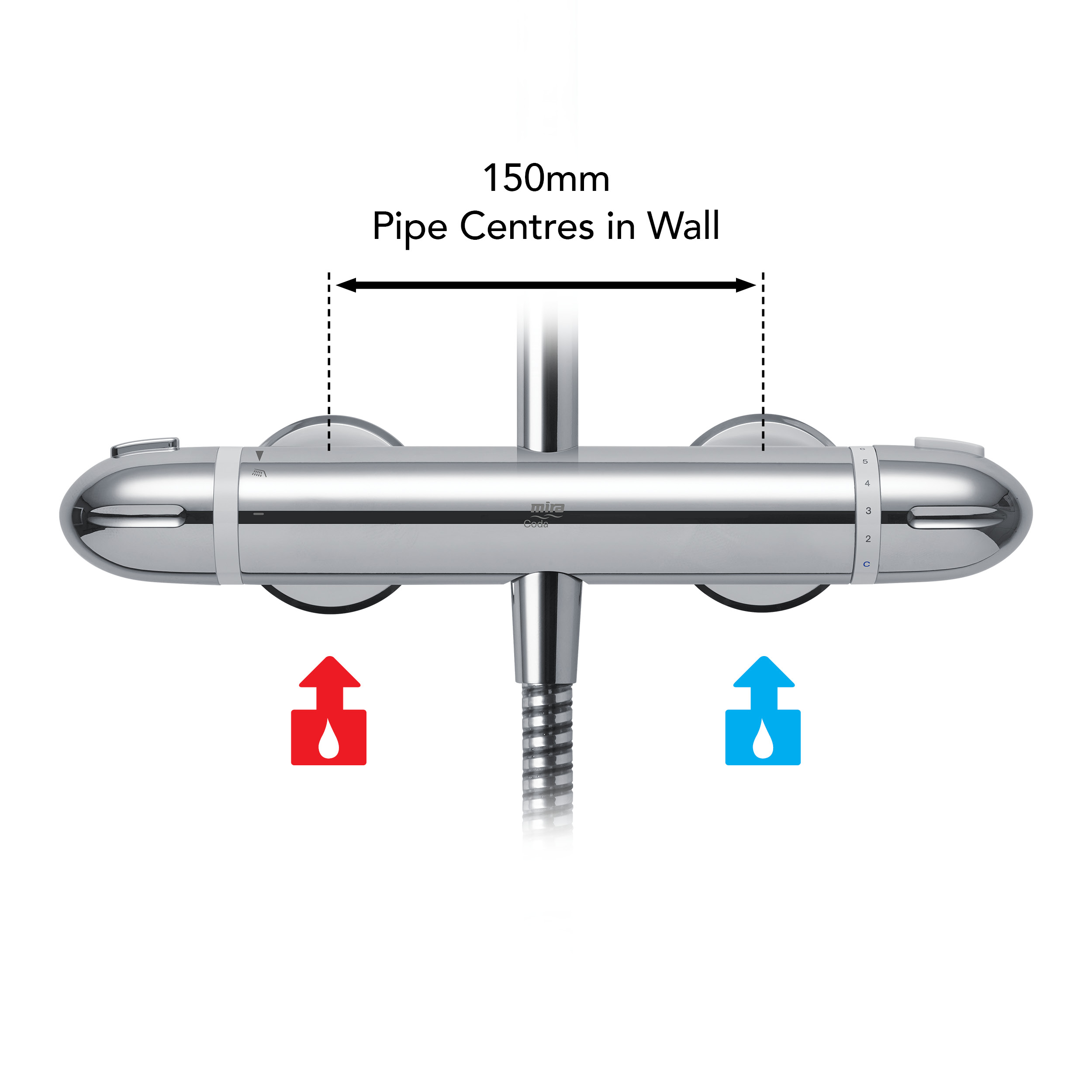 mira coda pro erd bar mixer shower with diverter