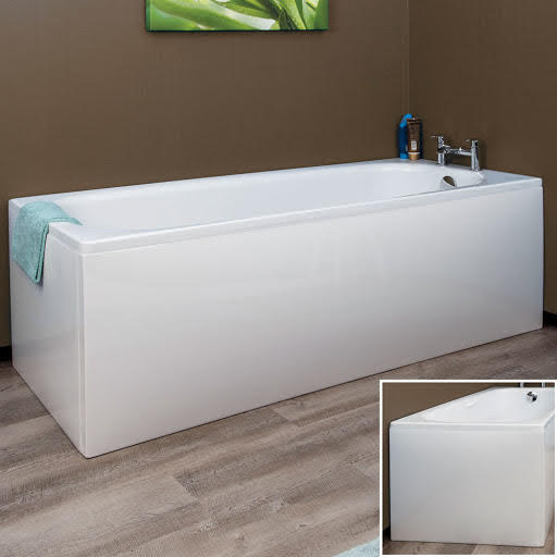 Essentials Acrylic 1800mm Side and 800mm End Bath Panel Pack
